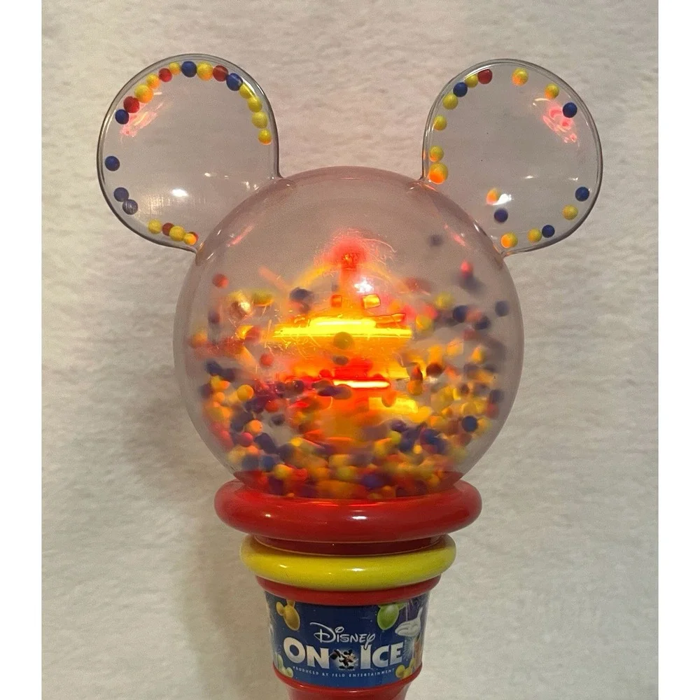 RARE Disney On Ice Mickey Mouse Souvenir Wand 2001- Works Perfectly